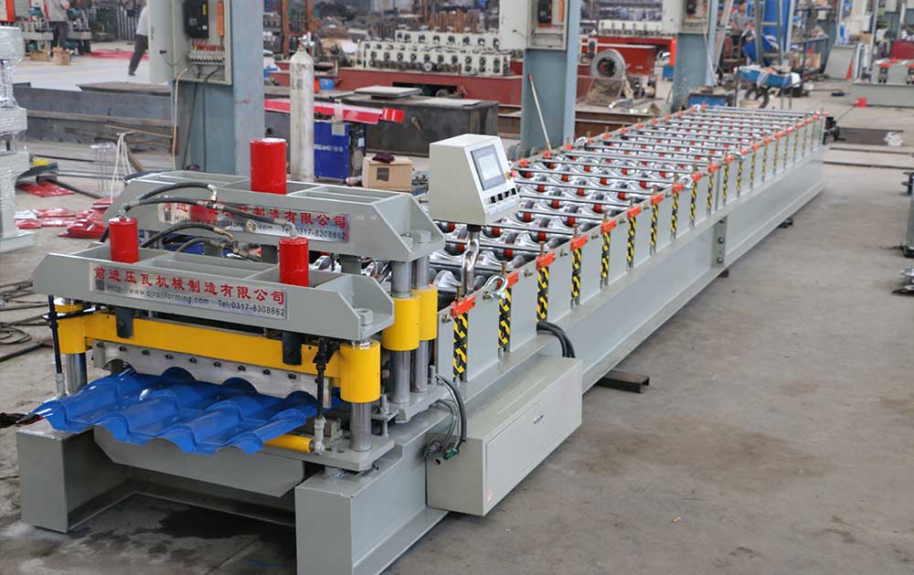 Step Roof Tile Roll Forming Machine (YX40-256-768)